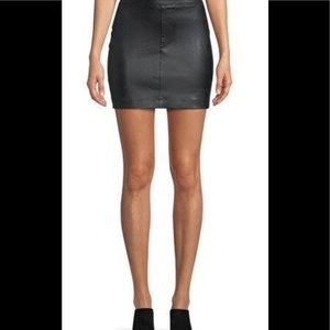 Helmet Lang real leather pencil skirt size 0. New